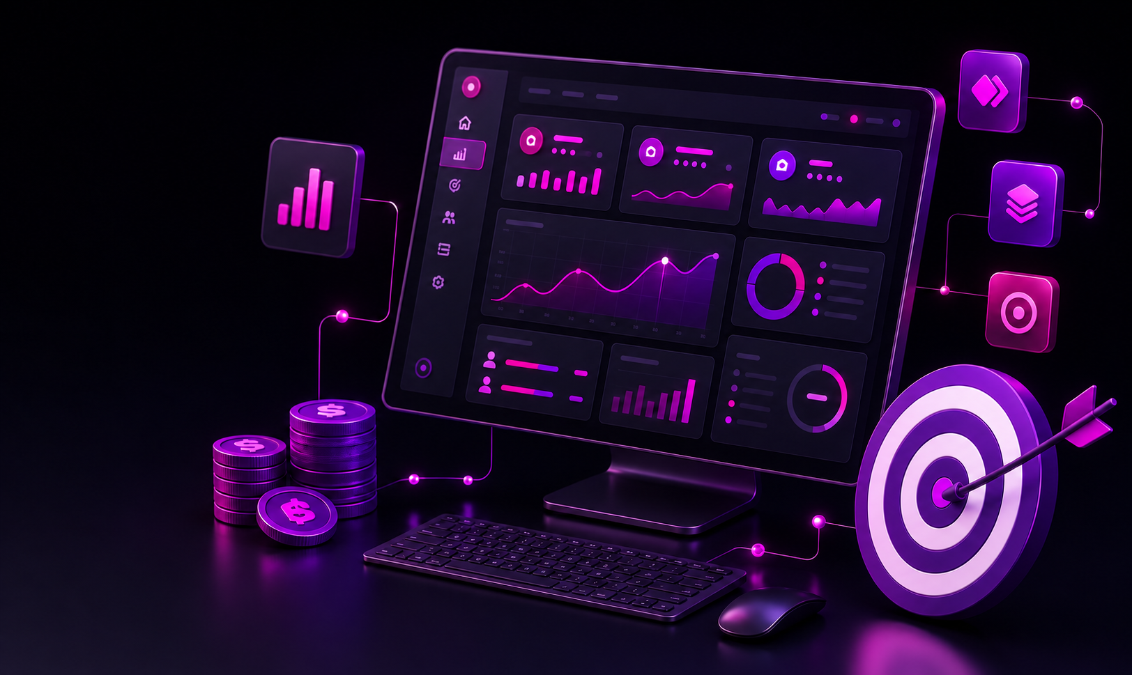 Media buying campaign dashboard and audience target