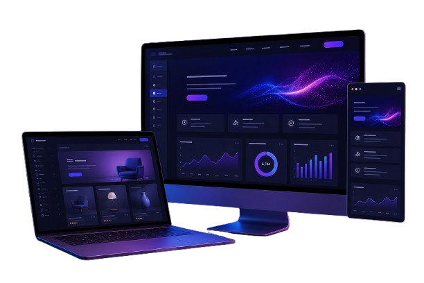 Responsive website development across desktop and laptop screens
